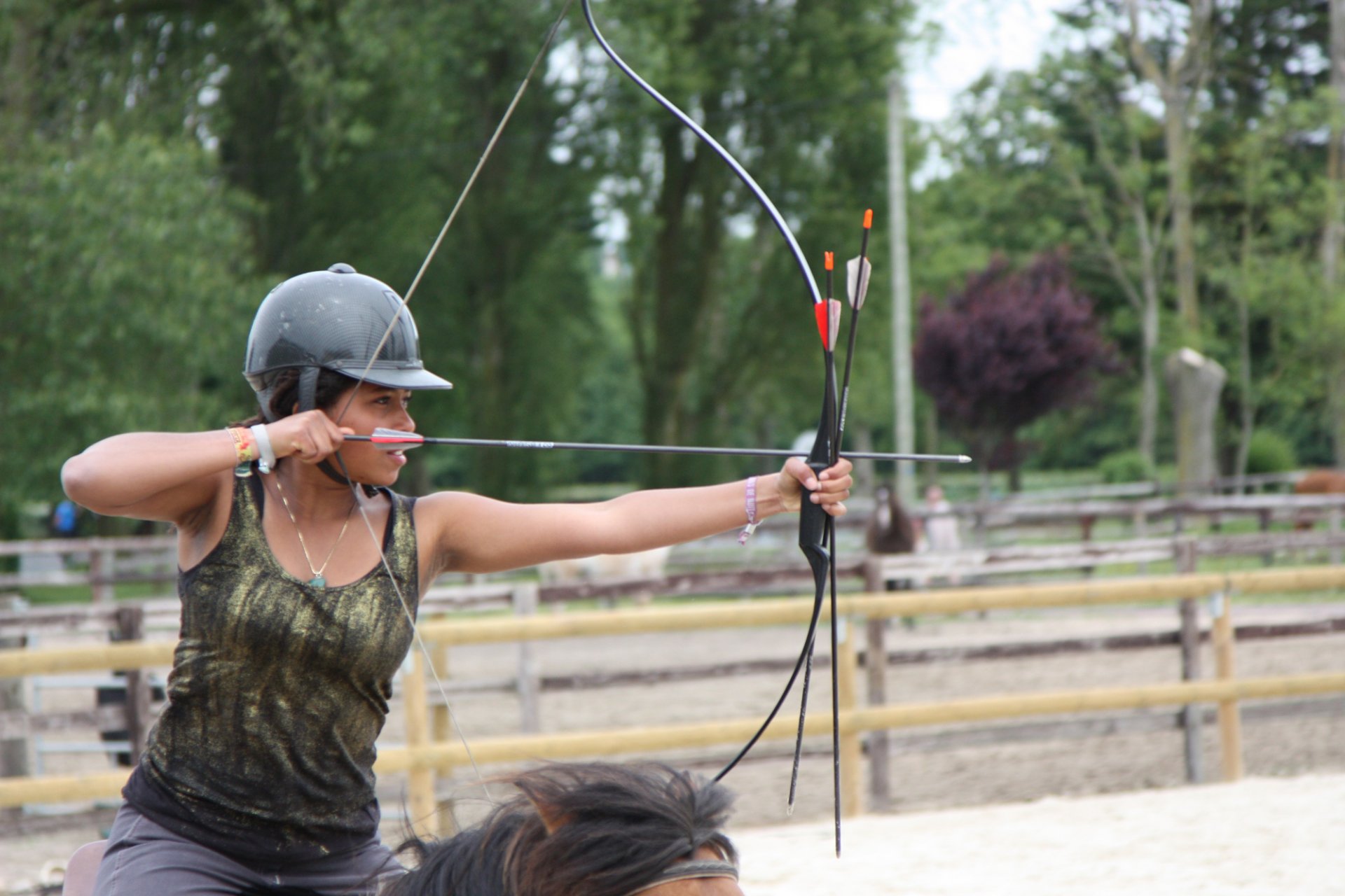 AF Tir à l'arc Arc tatar Noir Arcs de cheval professionnels Arc classique Tir à l'arc